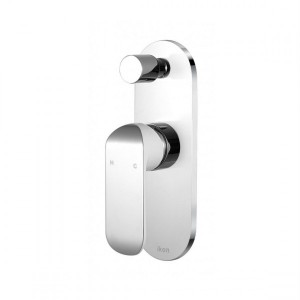 Kara White & Chrome Wall Mixer With Diverter